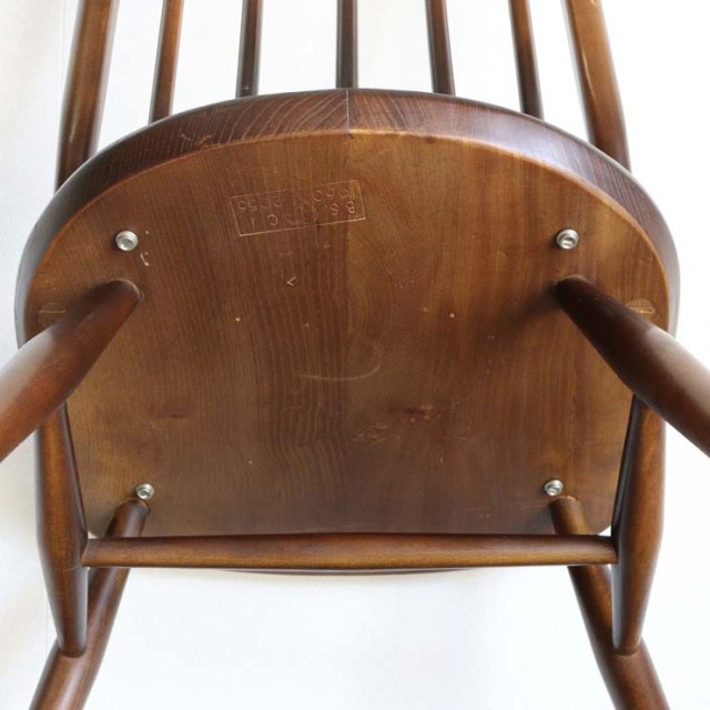 【美品/送料込み】アーコールチェア ダイニングチェア こっちのアーコール ERCOL ヴィンテージダイニングチェア