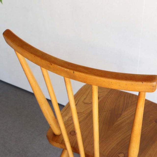 【美品/送料込み】アーコールチェア ダイニングチェア こっちのアーコール ERCOL ヴィンテージダイニングチェア