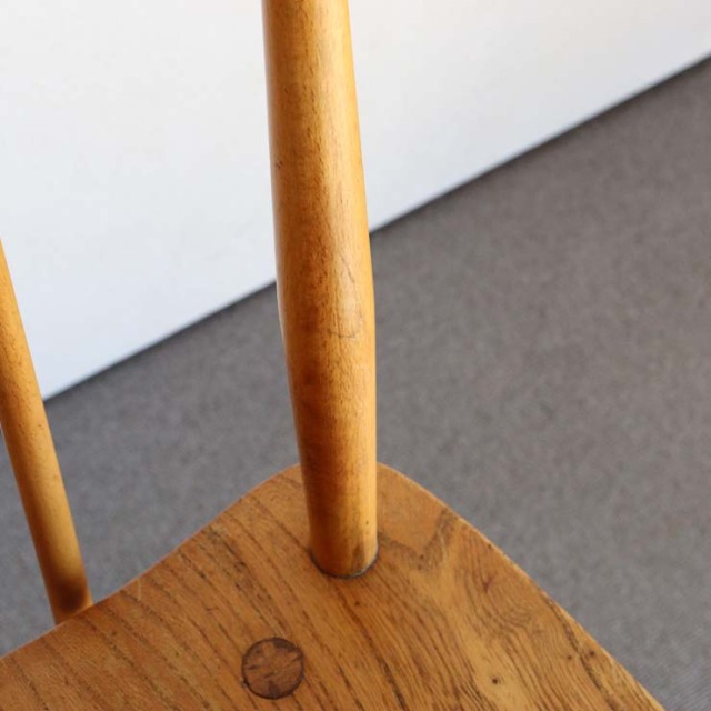 【美品/送料込み】アーコールチェア ダイニングチェア こっちのアーコール ERCOL ヴィンテージダイニングチェア