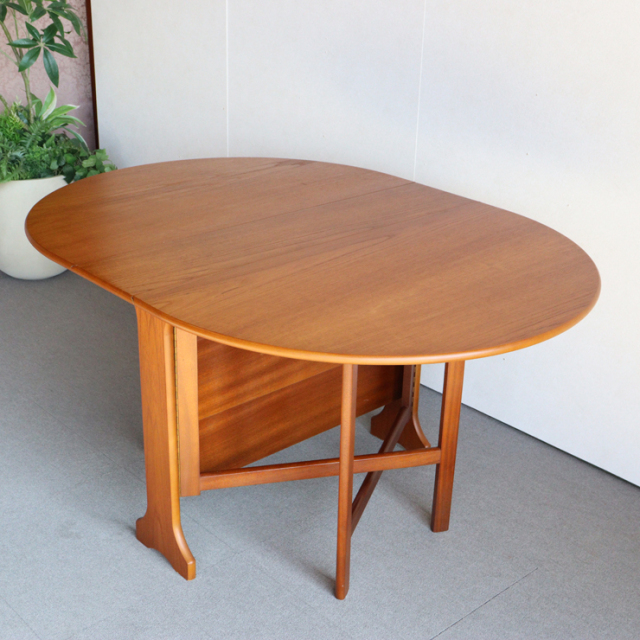 ジェンティークjentiqueのドロップリーフダイニングテーブル