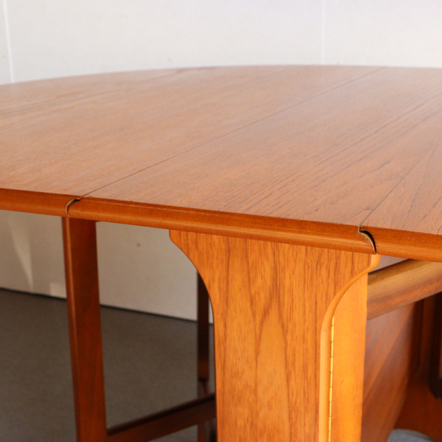 ジェンティークjentiqueのドロップリーフダイニングテーブル