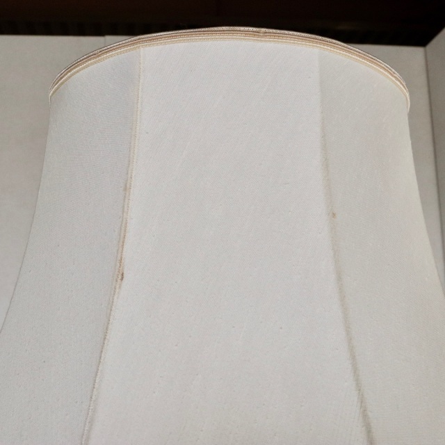 英国ヴィンテージのチークスタンドランプ