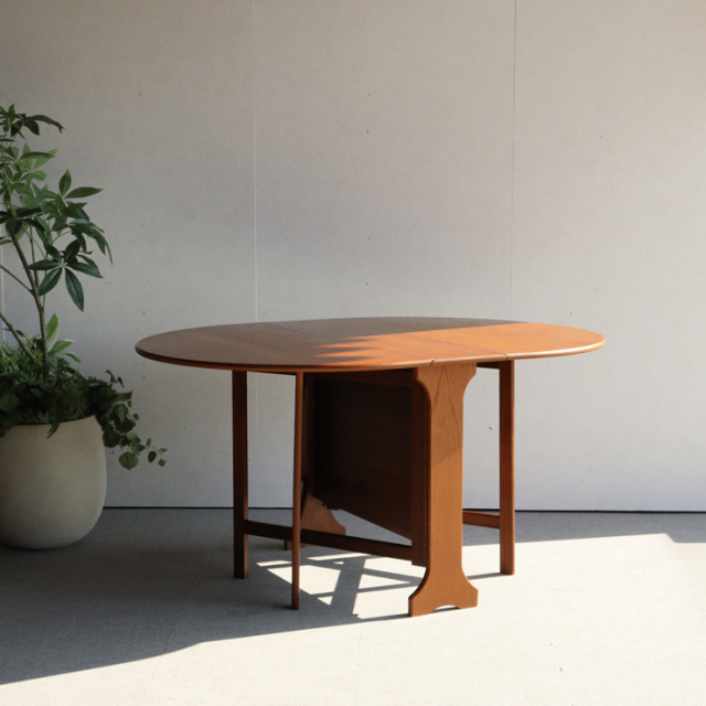 ジェンティークjentiqueのドロップリーフダイニングテーブル