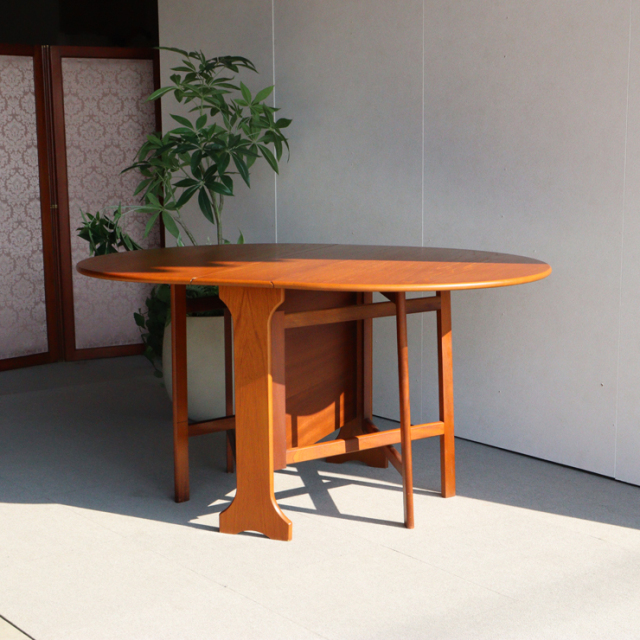 ジェンティークjentiqueのドロップリーフダイニングテーブル