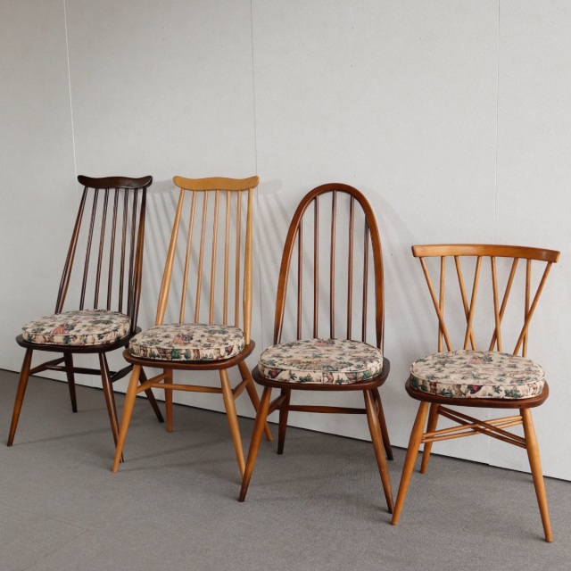 アーコール ercol クエーカー チェア 用クッション 4個セット まとめ アーコール ercol クエーカー チェア 用クッション 4個セット まとめ