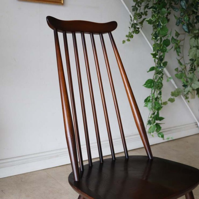 アーコール（ERCOL）ゴールドスミスチェア【ブラウン】１脚　商品番号【122089b】