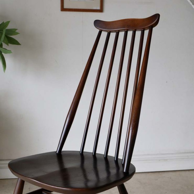アーコール（ERCOL）ゴールドスミスチェア【ブラウン】１脚　商品番号【022021d】