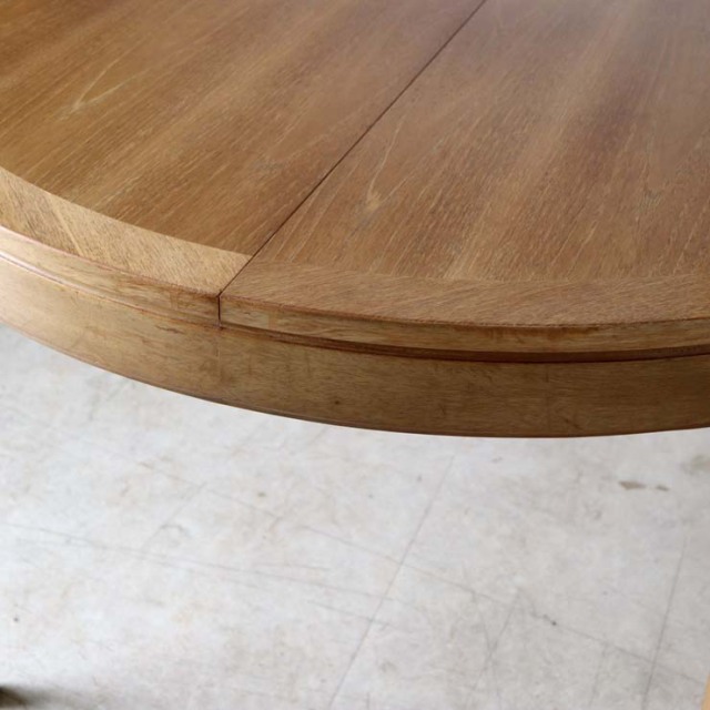 Nathanネイサン・ダイニングサークルテーブル【チーク】商品番号【122071】メンテ後の写真