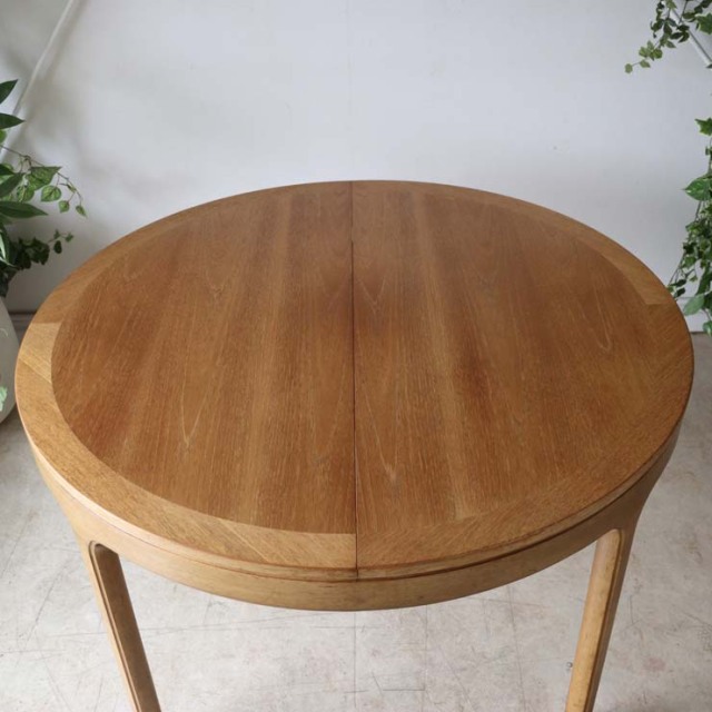 Nathanネイサン・ダイニングサークルテーブル【チーク】商品番号【122071】メンテ後の写真