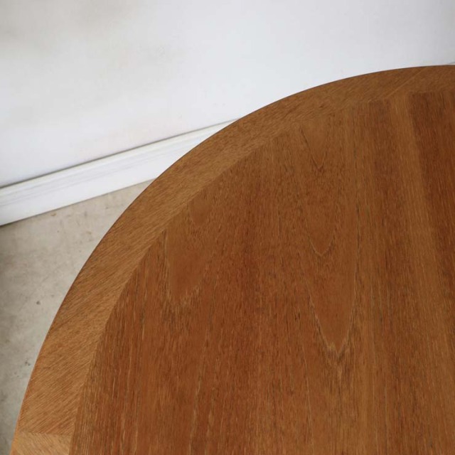 Nathanネイサン・ダイニングサークルテーブル【チーク】商品番号【122071】メンテ後の写真