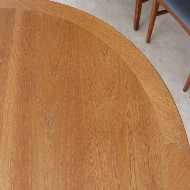 Nathanネイサン・ダイニングサークルテーブル【チーク】商品番号【122071】メンテ後の写真