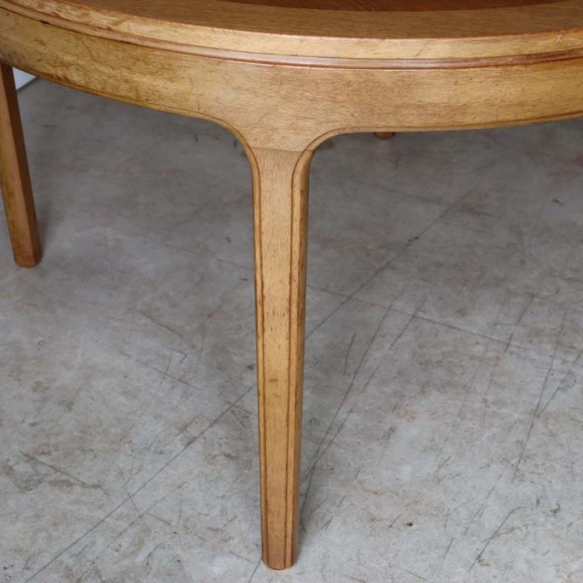 Nathanネイサン・ダイニングサークルテーブル【チーク】商品番号【122071】メンテ後の写真