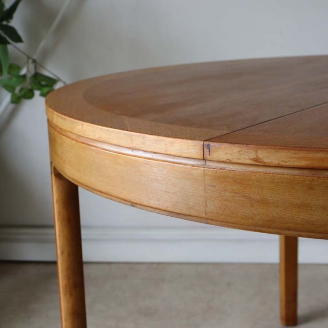 Nathanネイサン・ダイニングサークルテーブル【チーク】商品番号【122071】メンテ後の写真