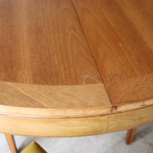 Nathanネイサン・ダイニングサークルテーブル【チーク】商品番号【122071】メンテ後の写真