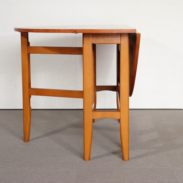 英国製　チーク材　アンティーク　ダイニングテーブル アンティークチーク | 英国風ダイニングテーブル120cm - アンティーク