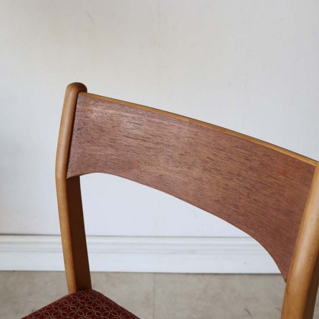 ダイニングチェア（花柄）１脚　商品番号【022037a】