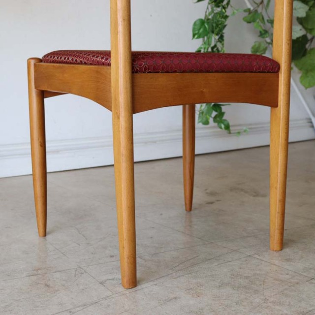 ダイニングチェア（花柄）１脚　商品番号【022037a】