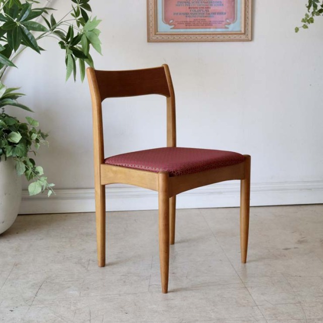 ダイニングチェア（花柄）１脚　商品番号【022037b】