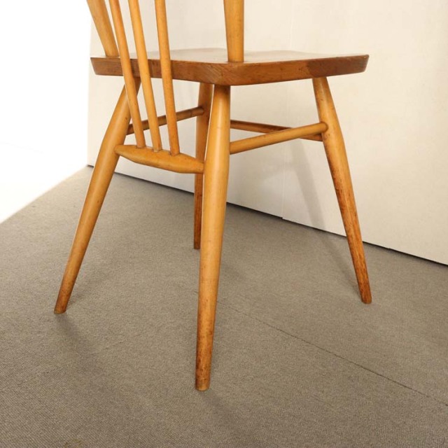 ①アーコールチェア こっちのアーコール ERCOL ヴィンテージダイニングチェア