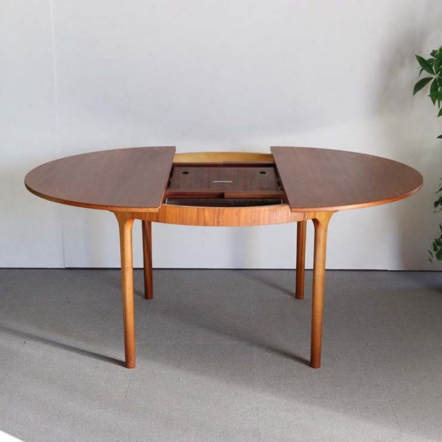 マッキントッシュMcINTOSHのヴィンテージ円形ダイニングテーブル