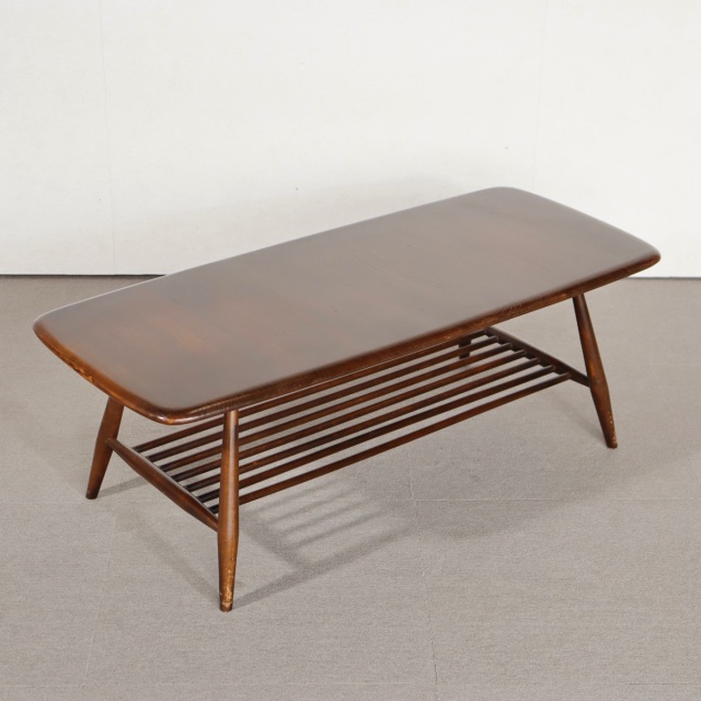 ERCOL アーコール コーヒーテーブル W104.5×D46×H36／ラベル有 ERCOL アーコール コーヒーテーブル W104.5×D46×H36／ラベル有