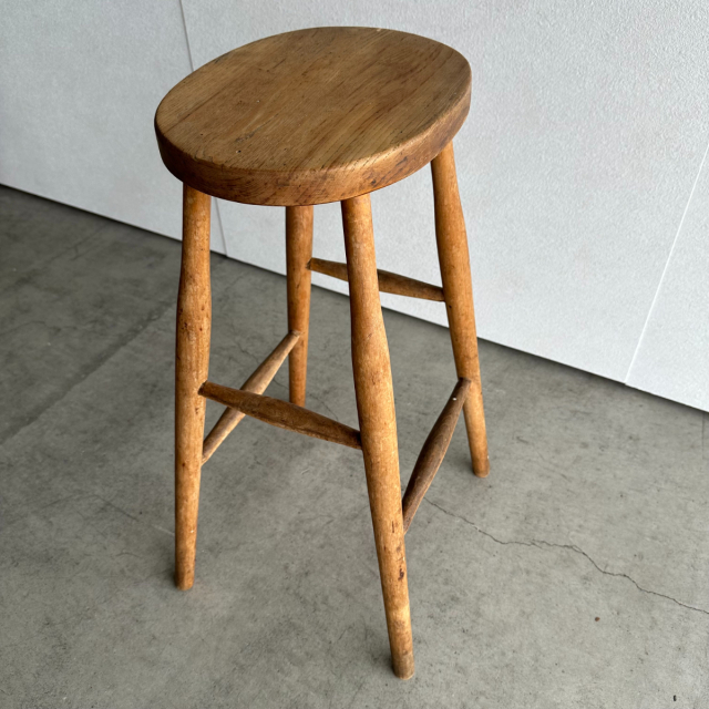 木製のキッチンスツール、24092a