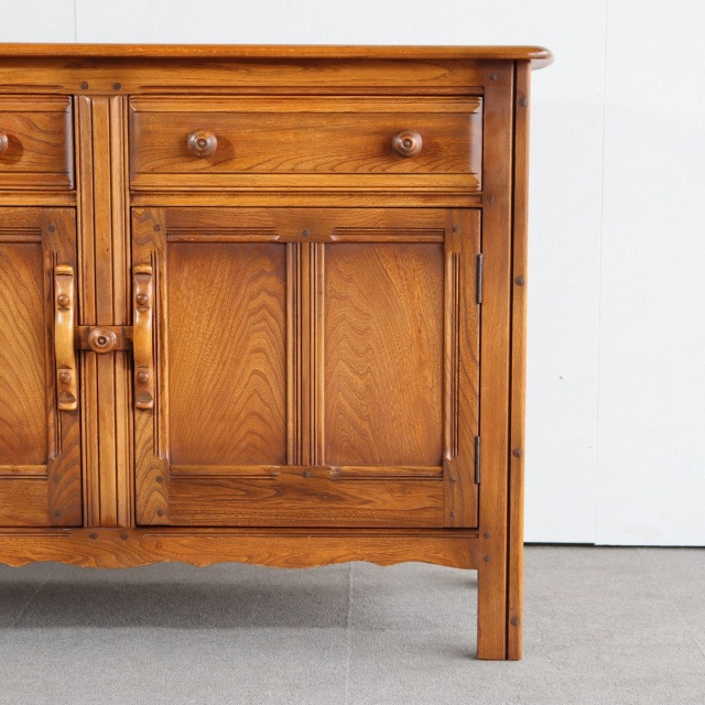 86634★Ercol キャスター サイドボード アーコール エルム AVボード アーコール サイドボード / ercol sideboard '351' #0247 – SCOUT VINTAGE