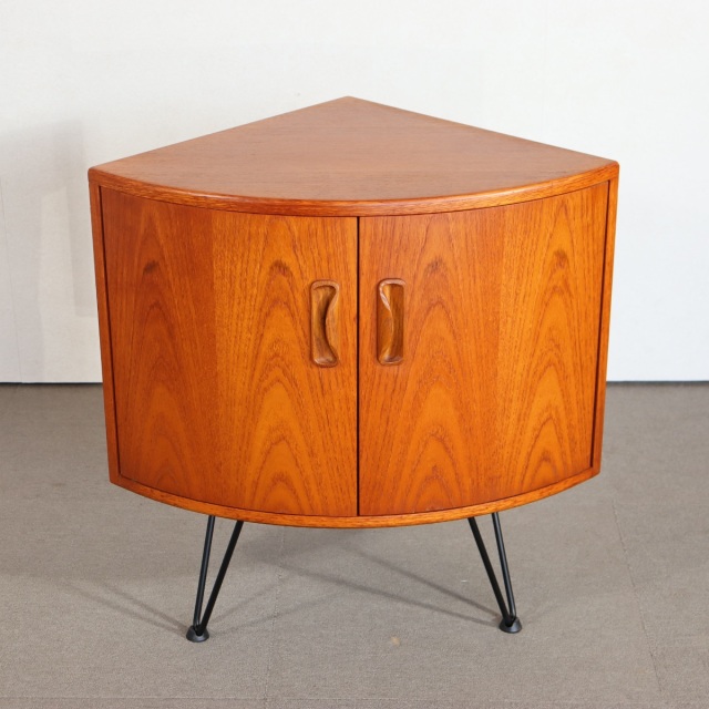 値下げ G-planコーナーキャビネット4点 チーク ビンテージ 引き取り