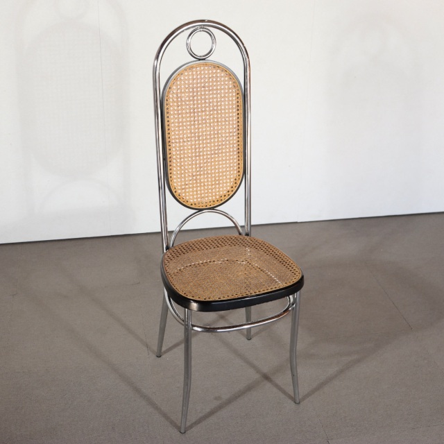 トーネットThonet NO. 17 クロム ハイバックチェア 送料込 2脚目以降割引有