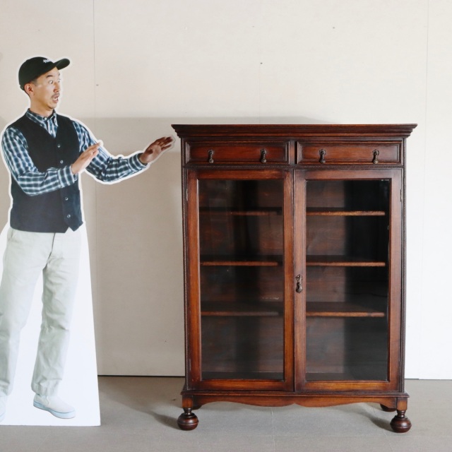 送料込】1930年代アンティークブックケース | ヴィンテージ家具