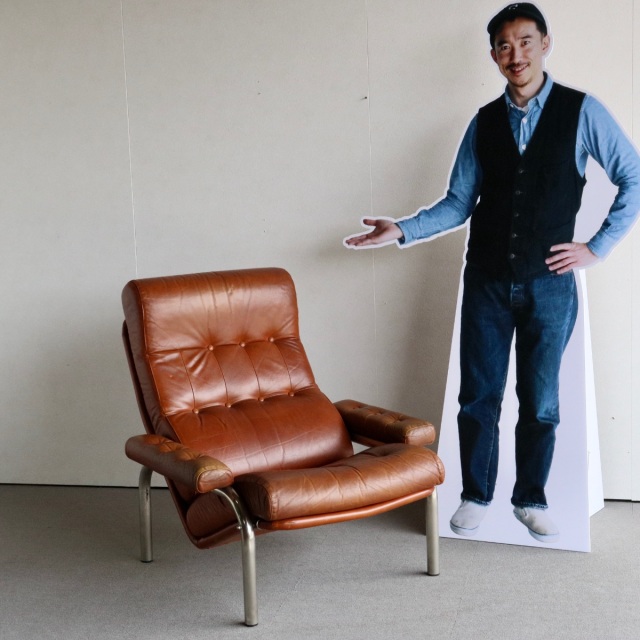 vintage チェア レザー ミッドセンチュリー 本革 アンティーク チェア 革】GALLUP | ミッドセンチュリー