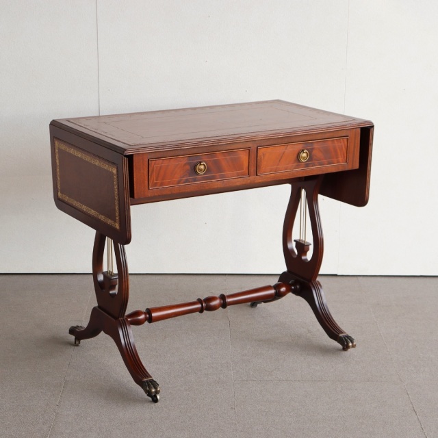 N7　imperial エリザベス　英国アンティーク家具 Lloyd's Antiques Real Antique Edwardian Settee / ロイズ