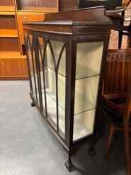 【comingsoon!】1920'S MAHOGANY BOW FRONT CABINET　ItemCode-WOLD30