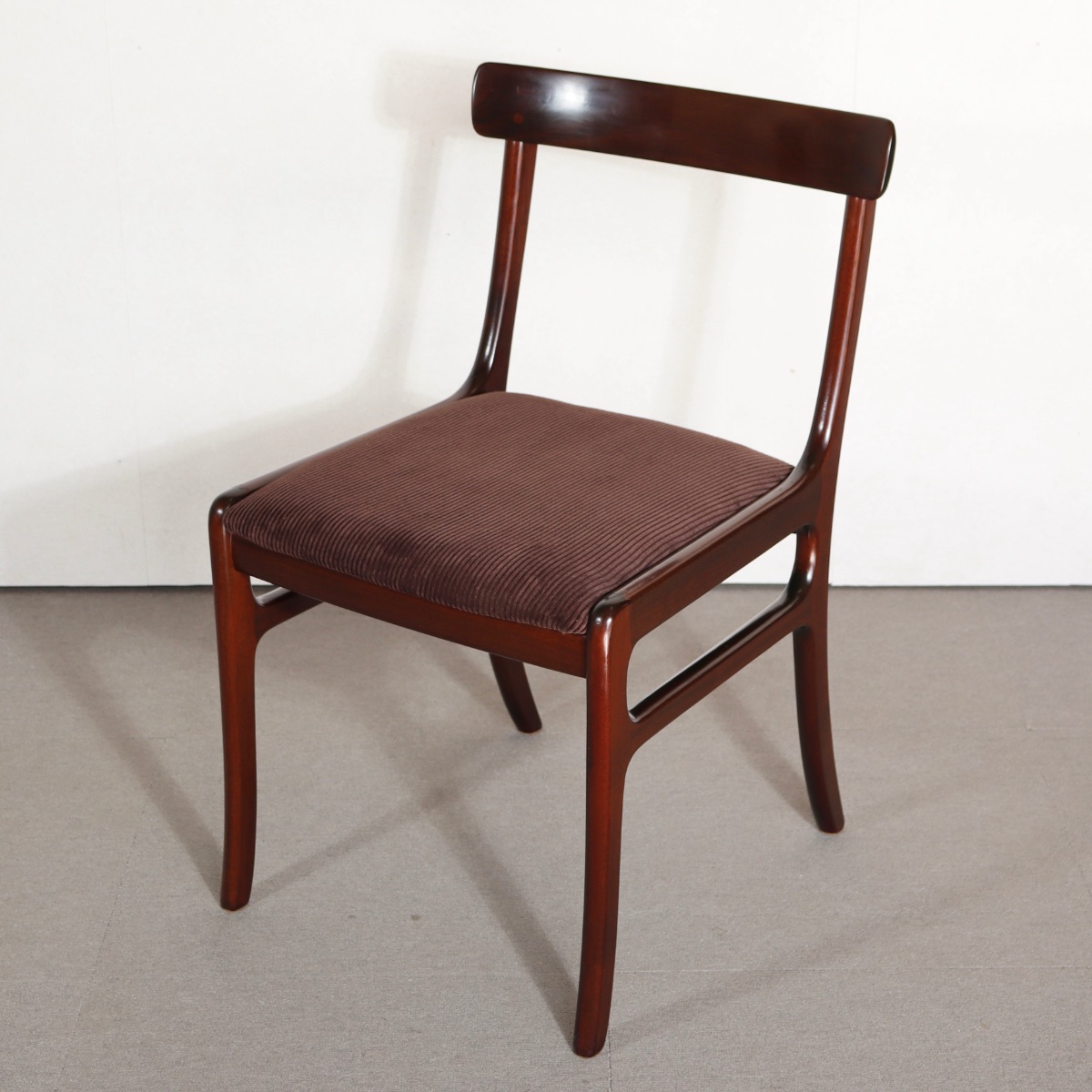 デンマーク製ダイニングチェア by Ole Wanscher 送料込 座面は遠州