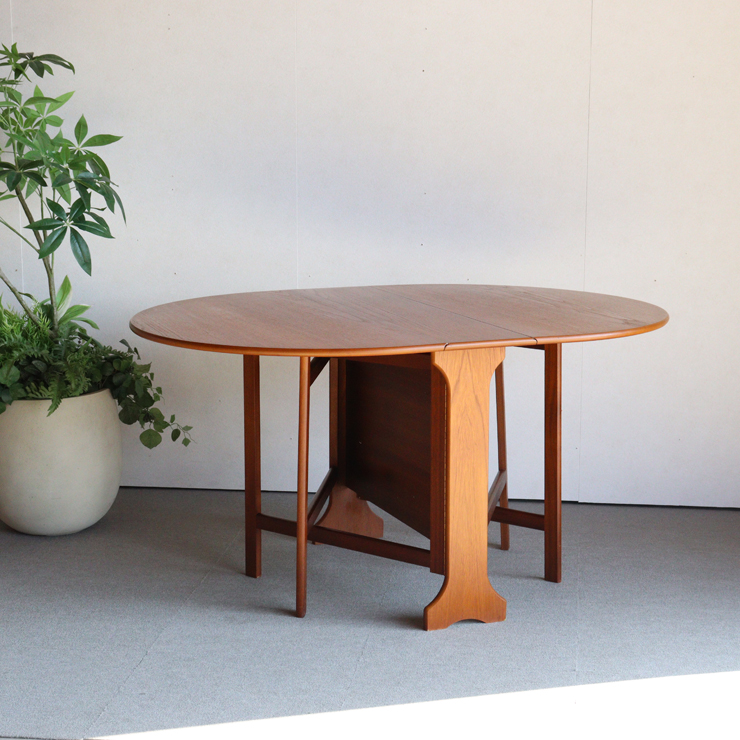 ジェンティークjentiqueのドロップリーフダイニングテーブル