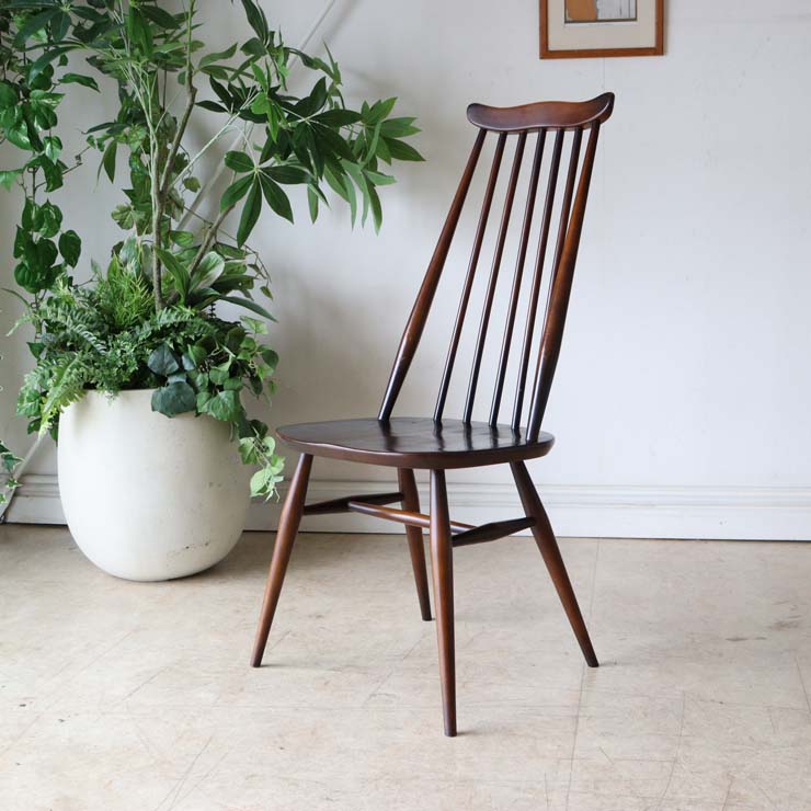 アーコール（ERCOL）ゴールドスミスチェア【ブラウン】１脚　商品番号【022021c】