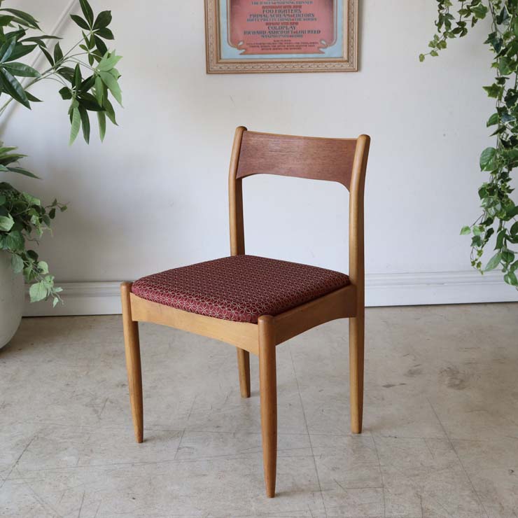 ダイニングチェア（花柄）１脚　商品番号【022037a】