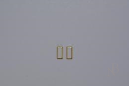 スクエアフレーム 5mm×2.4mm / ゴールド 80個入