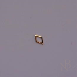 ダイヤフレーム 2.8mm×4.5mm / ゴールド 80個入