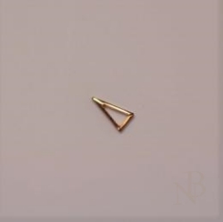 トライアングルフレーム 4.9mm×2.6mm / ゴールド 80個入
