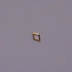 ダイヤフレーム 2.8mm×4.5mm / ゴールド 80個入