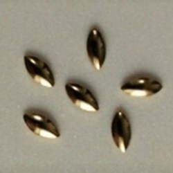 リーフスタッズ 1.5mm×3.3mm / ゴールド 150個入