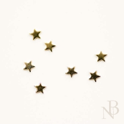 スタースタッズ 2.4mm×2.5mm / シルバー 50個入