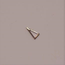 トライアングルフレーム 4.9mm×2.6mm / シルバー 80個入