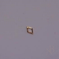 ダイヤフレーム 2.8mm×4.5mm / ゴールド 80個入