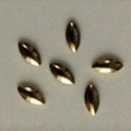 リーフスタッズ 1mm×2.5mm / ゴールド 150個入