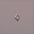 ダイヤフレーム 2.8mm×4.5mm / シルバー 80個入