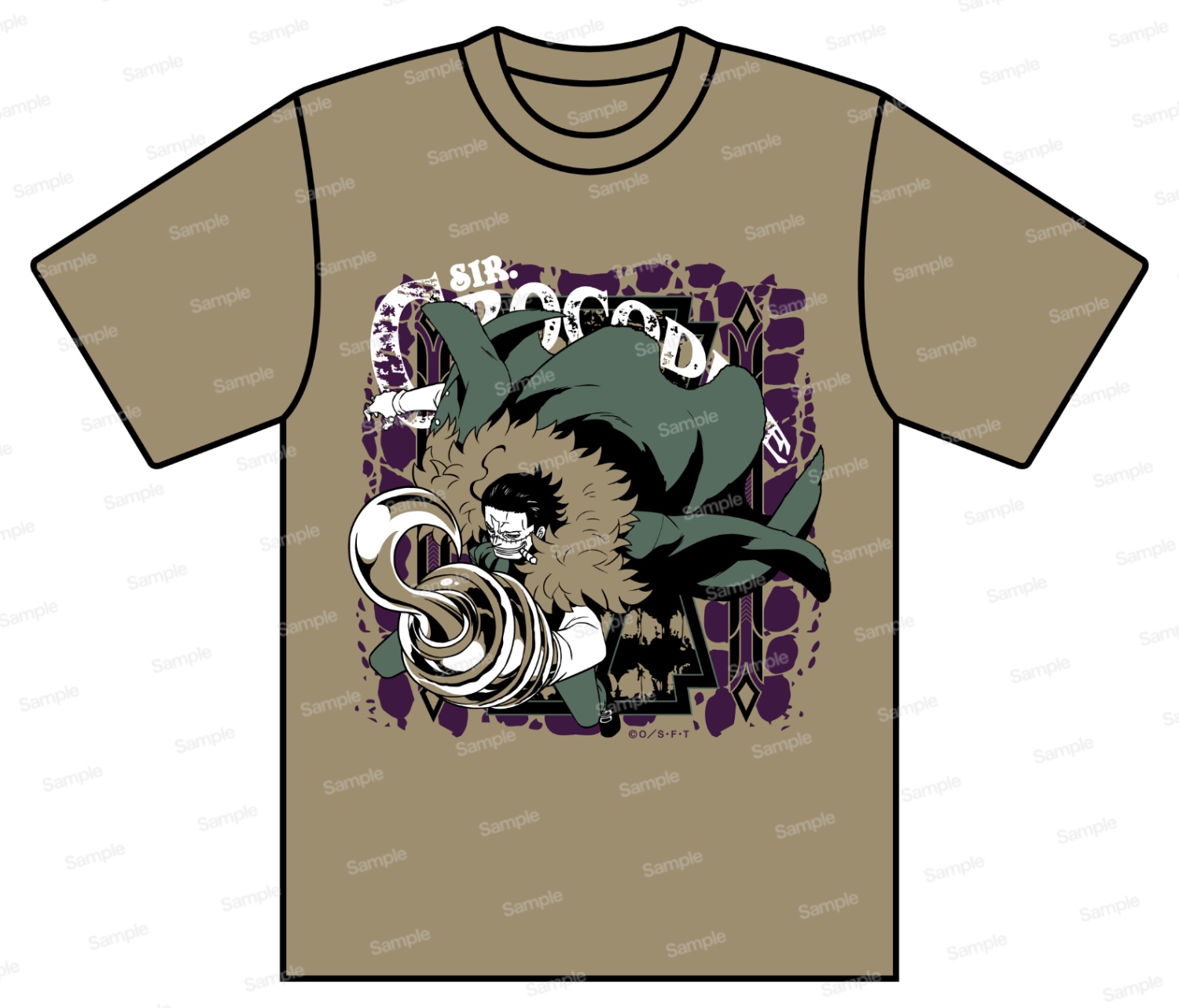 ワンピース ビッグシルエットTシャツ クロコダイル