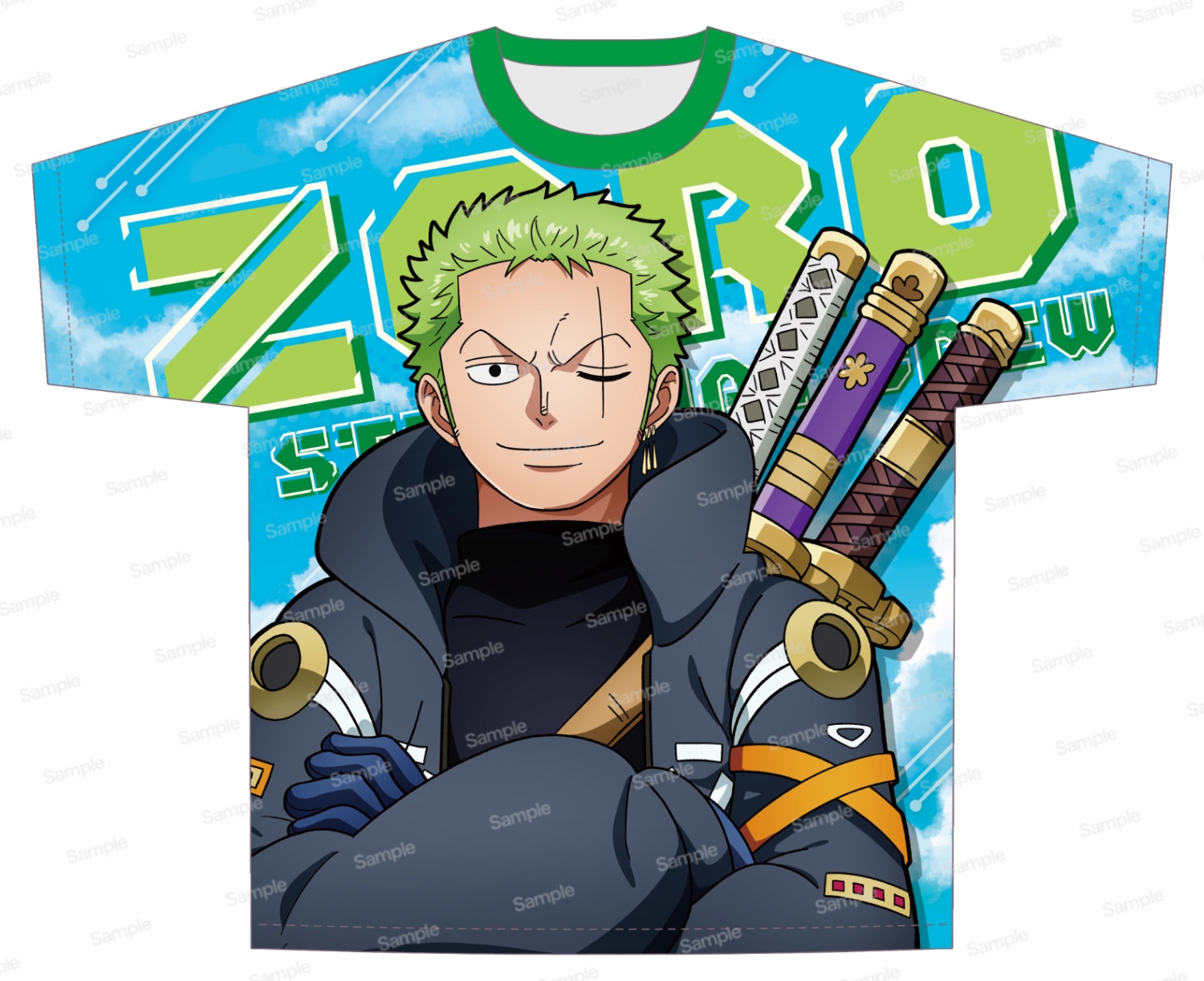 ワンピース  フルグラフィック  T シャツ  ゾロ
