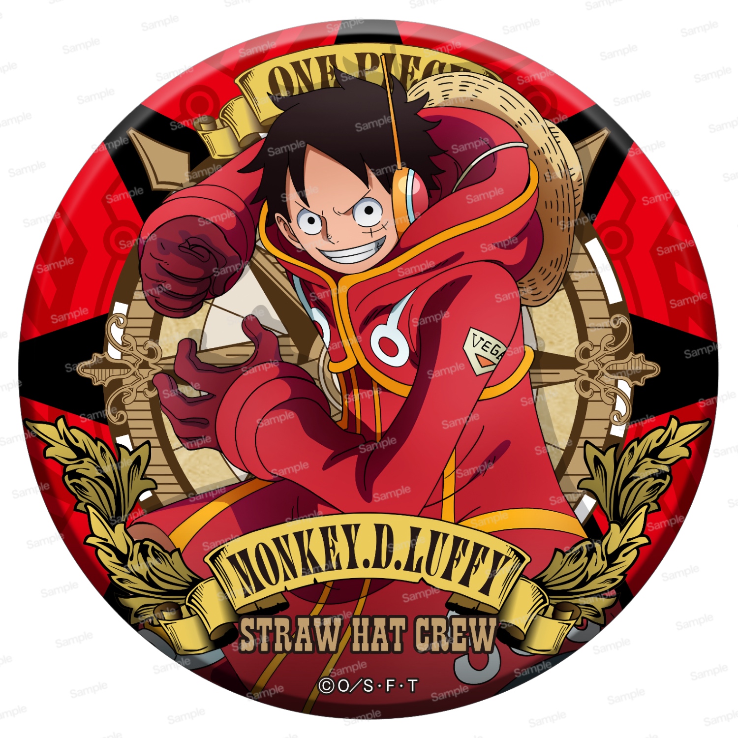 アルティメットクルー第9弾ドでか缶バッジ ルフィ